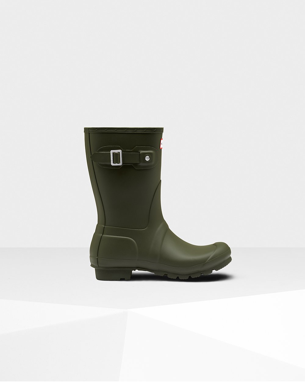 Galochas Curtas Hunter Feminina Verde Escuro Oliva - Original - 81WJYUVIX